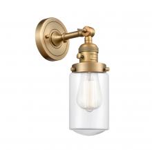 Innovations Lighting 203SW-BB-G312-LED - Dover - 1 Light - 5 inch - Brushed Brass - Sconce