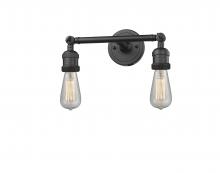 Innovations Lighting 208-OB - Bare Bulb - 2 Light - 11 inch - Oil Rubbed Bronze - Bath Vanity Light
